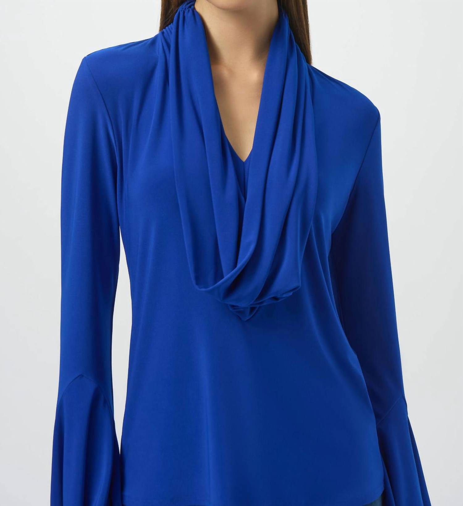 Joseph Ribkoff - Silky Knit Fitted Cowl Neck Top