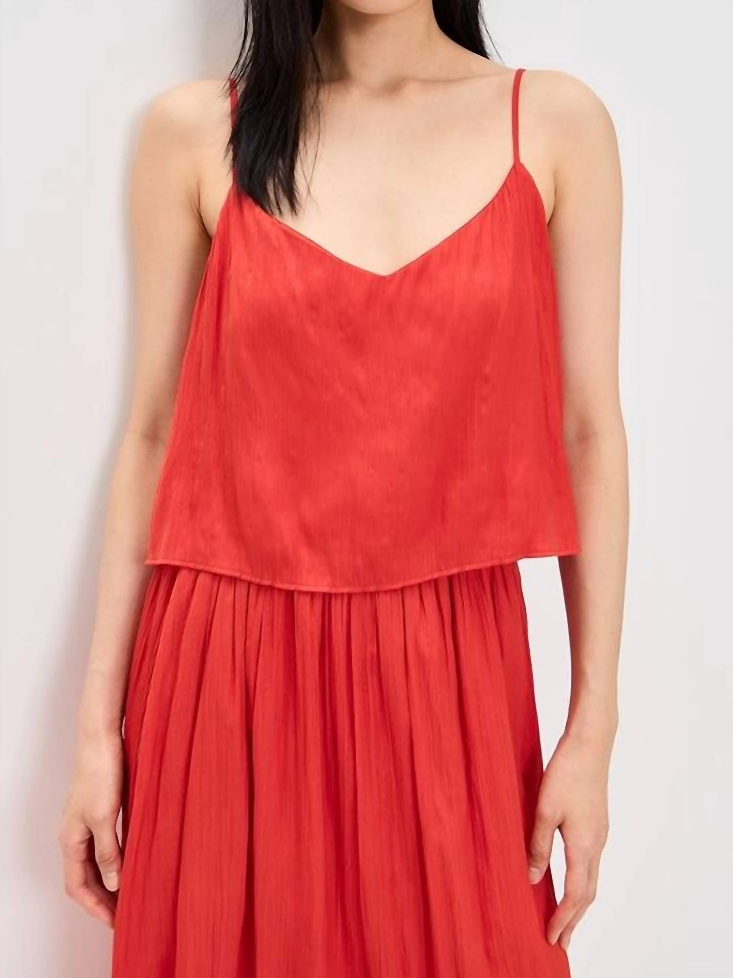 Z Supply - Fiore Satin Crop Tank Top - Plus