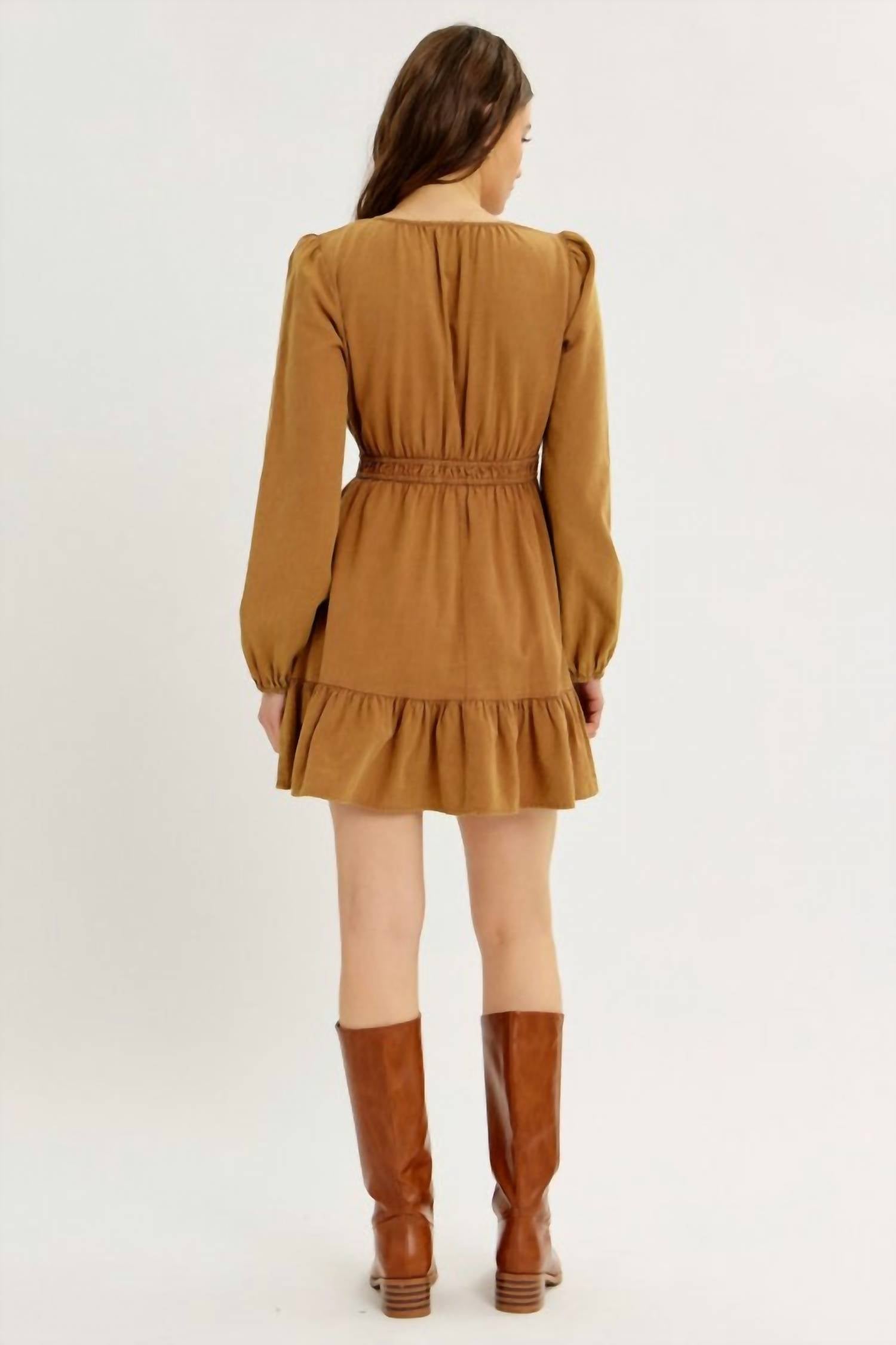 Idem Ditto - Fit And Flare Linen Mini Dress