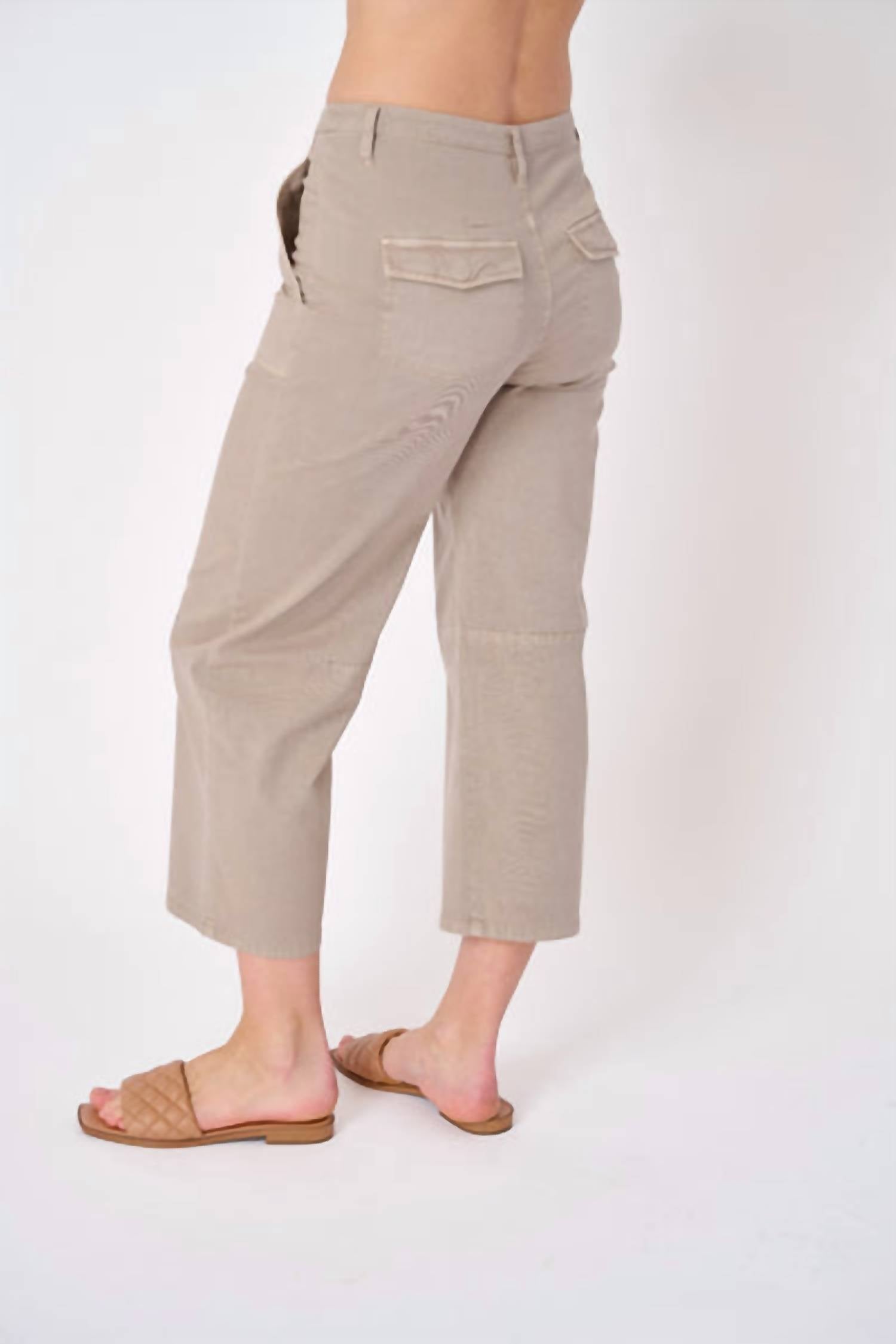 Marrakech - Anneheim Crop Barrel Leg Mini Flare Pants