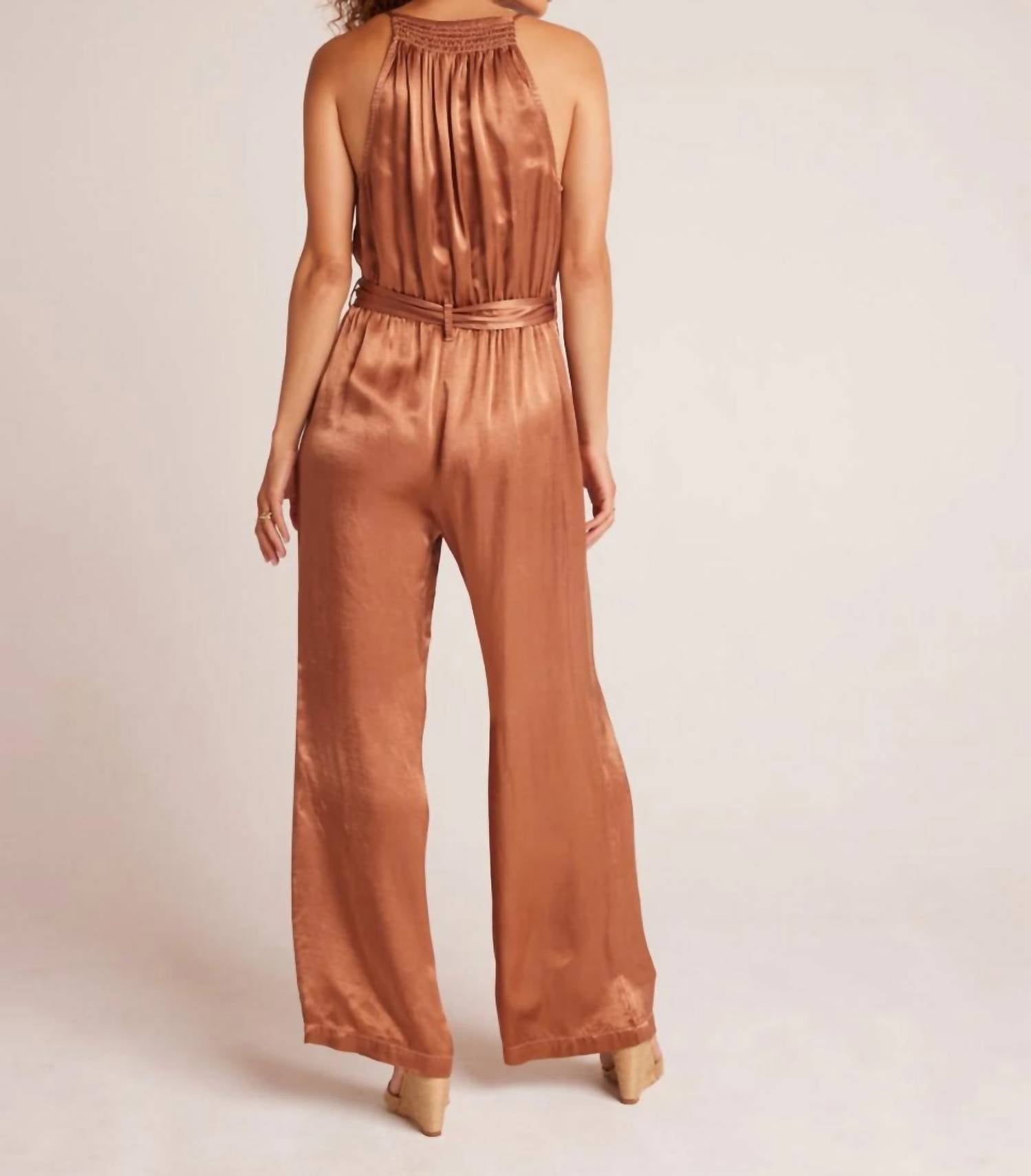 Bella Dahl - Smocked Halter Neck Jumpsuit