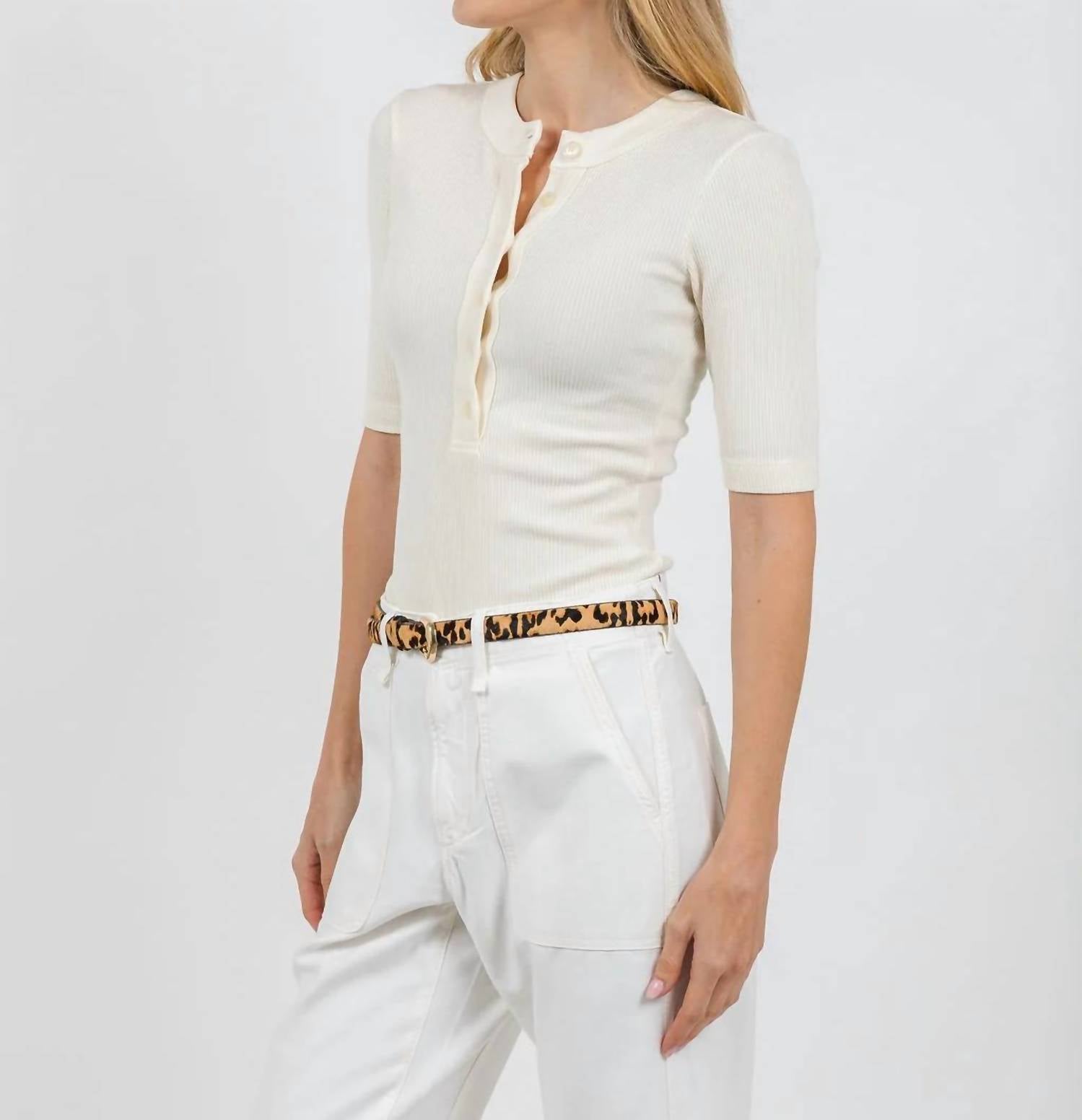 Citizens Of Humanity - Nali Short Sleeve Henley Tee