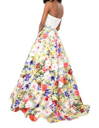 Sherri Hill - Beaded Corset Bodice Prom Dress