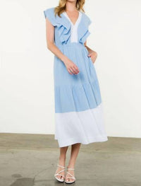 Thml - V Neck Ruffle Gauze Dress