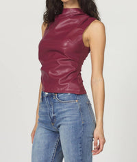 Another Love - Meg Faux Leather Top