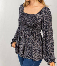 White Birch - Smocked Top