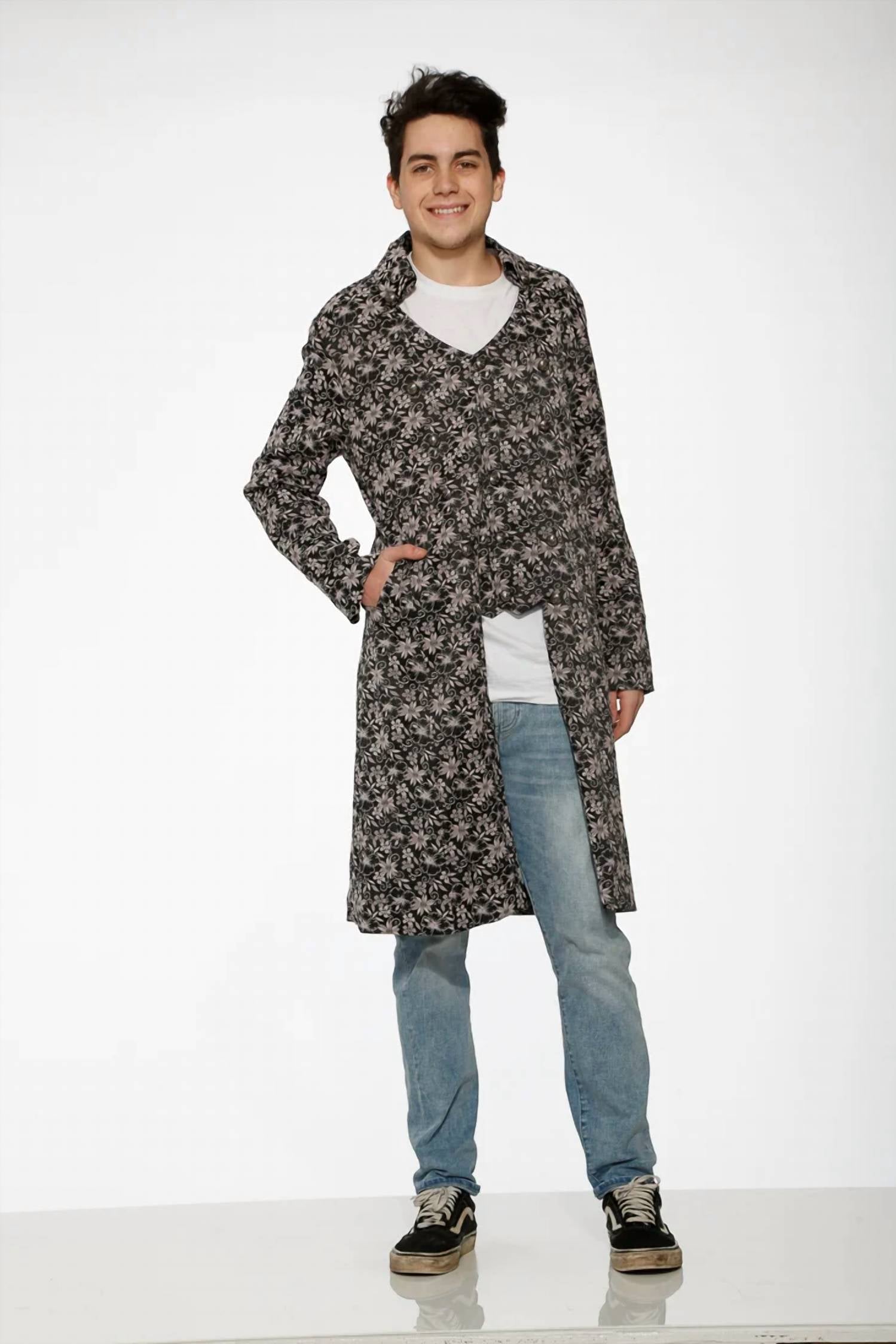 Orchid Bloom - Jacquard Coat