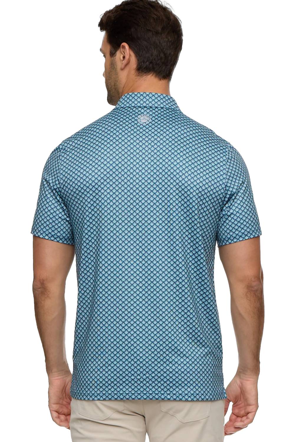 Flags & Anthem - Fridley Agave Print Performance Polo Shirt