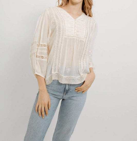 Guadalupe Design - Valentina V-neck Blouse
