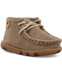 TWISTED X Kid's Chukka Driving Moc Shoes in dusty tan - kids' sneaker