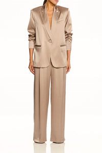 THE SEI Relaxed Trouser Pants in fossil - women's pants - alternate view