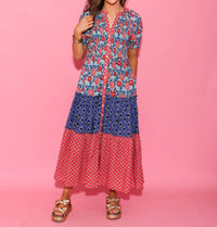Ivy Jane - Smocked Top Tiered Dress
