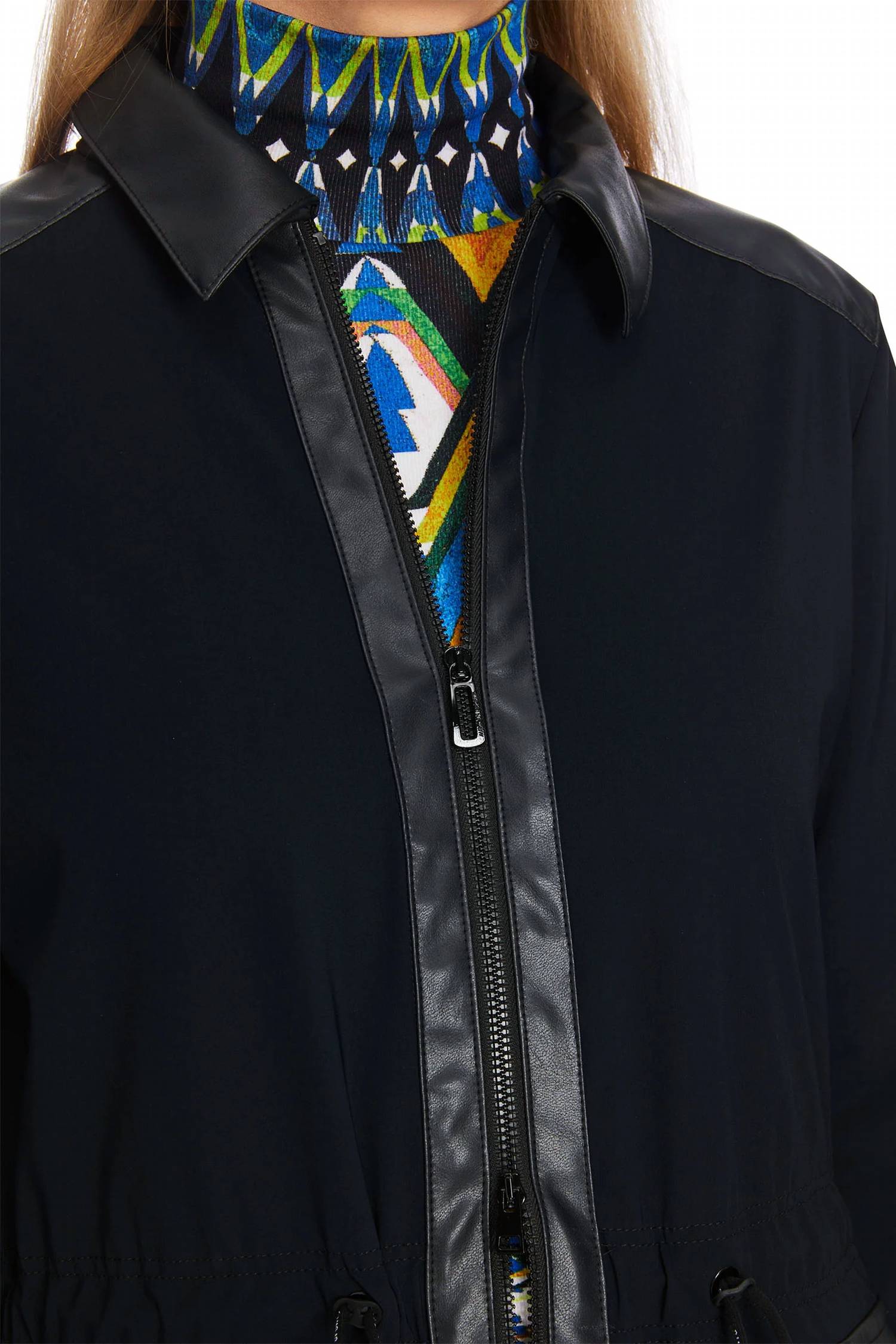 Marc Cain - Sports Mixed Fabric Shirt Jacket
