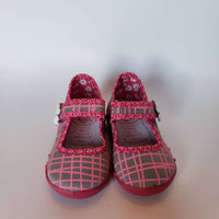 Renbut Shoes - Girl's Velcro Strap Mary Jane Casual Flat