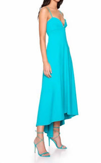 Susana Monaco Sweetheart String High-low Dress in st tropez - women's dress - alternate view