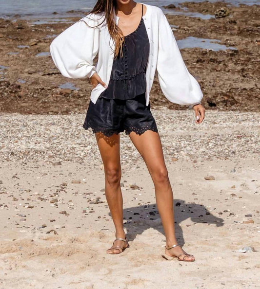 Scarlett Poppies - VOLUME SLEEVE FEMININE CASHMERE CARDIGAN