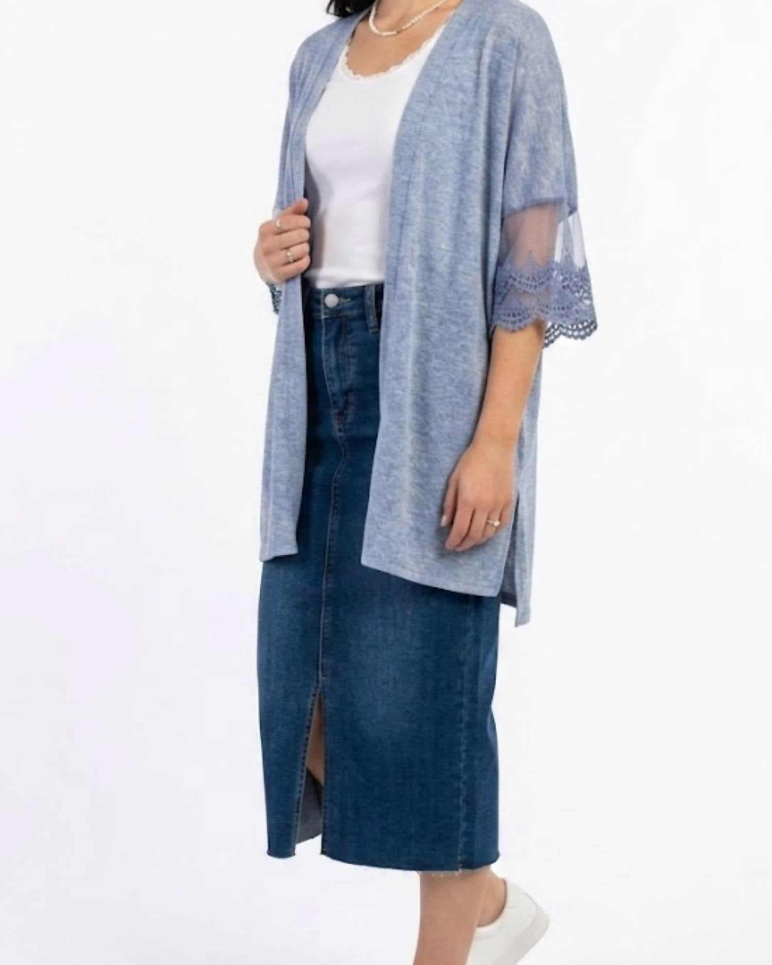 Judy Blue - Denim Midi Skirt