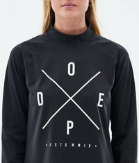 Dope Snuggle Base Layer Top in black - women's long sleeve top - view 5