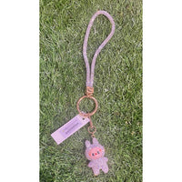 Sophia Collection - Unisex Labubu Charm Rhinestone Phone Wristlet Strap
