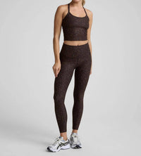 BEYOND YOGA Softmark Caught In The Midi High Waisted Legging in the midi high waisted legging in espresso leopard - women's pants - view 5