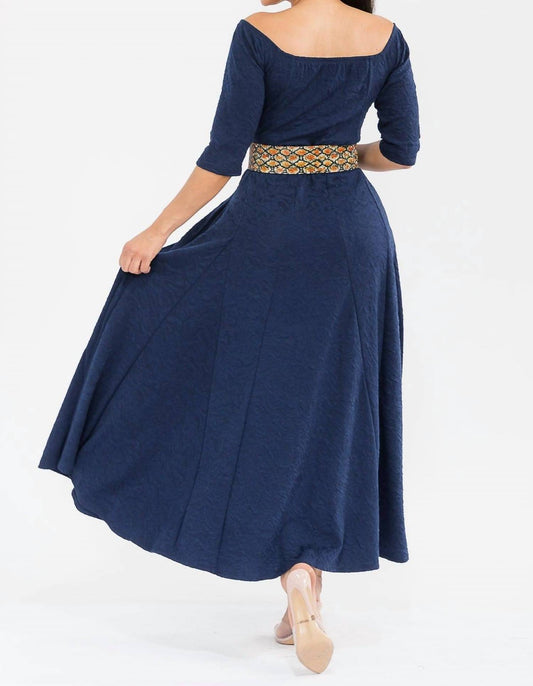 Karen T Design - Off The Shoulder Maxi Dress