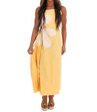 Very J - Women's Wildflower Wishes Floral Cut Out Midi Dress