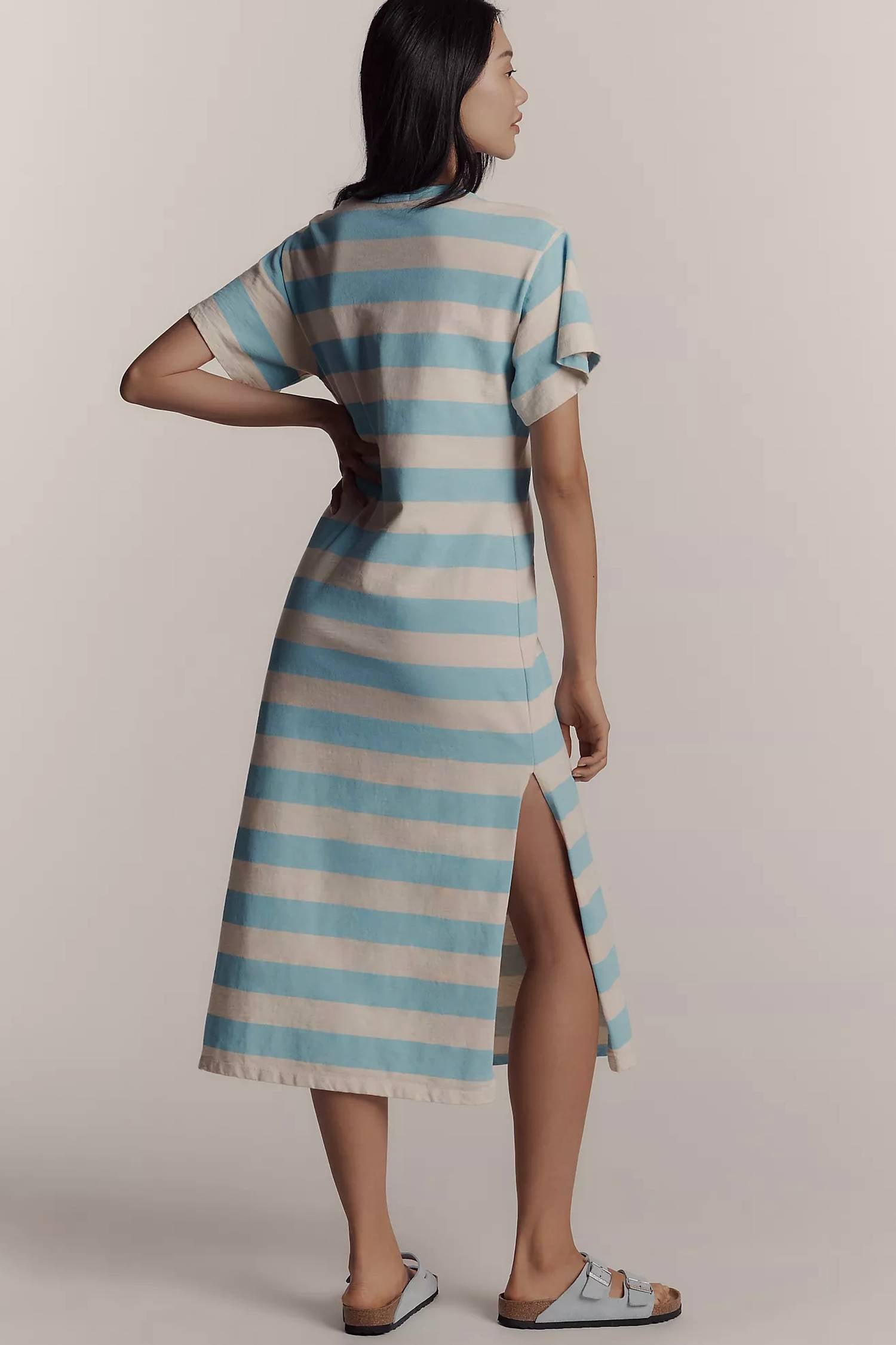 Sundry - Bonjour Rugby Stripe Midi Dress