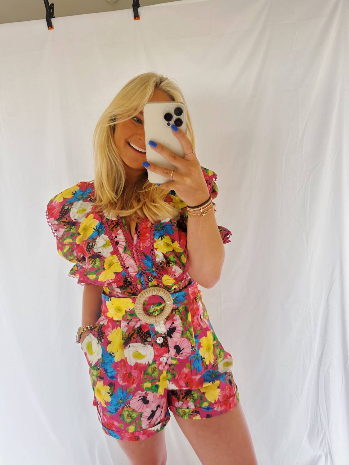 Fate By Lfd - Women's All Things Colorful Florals Romper
