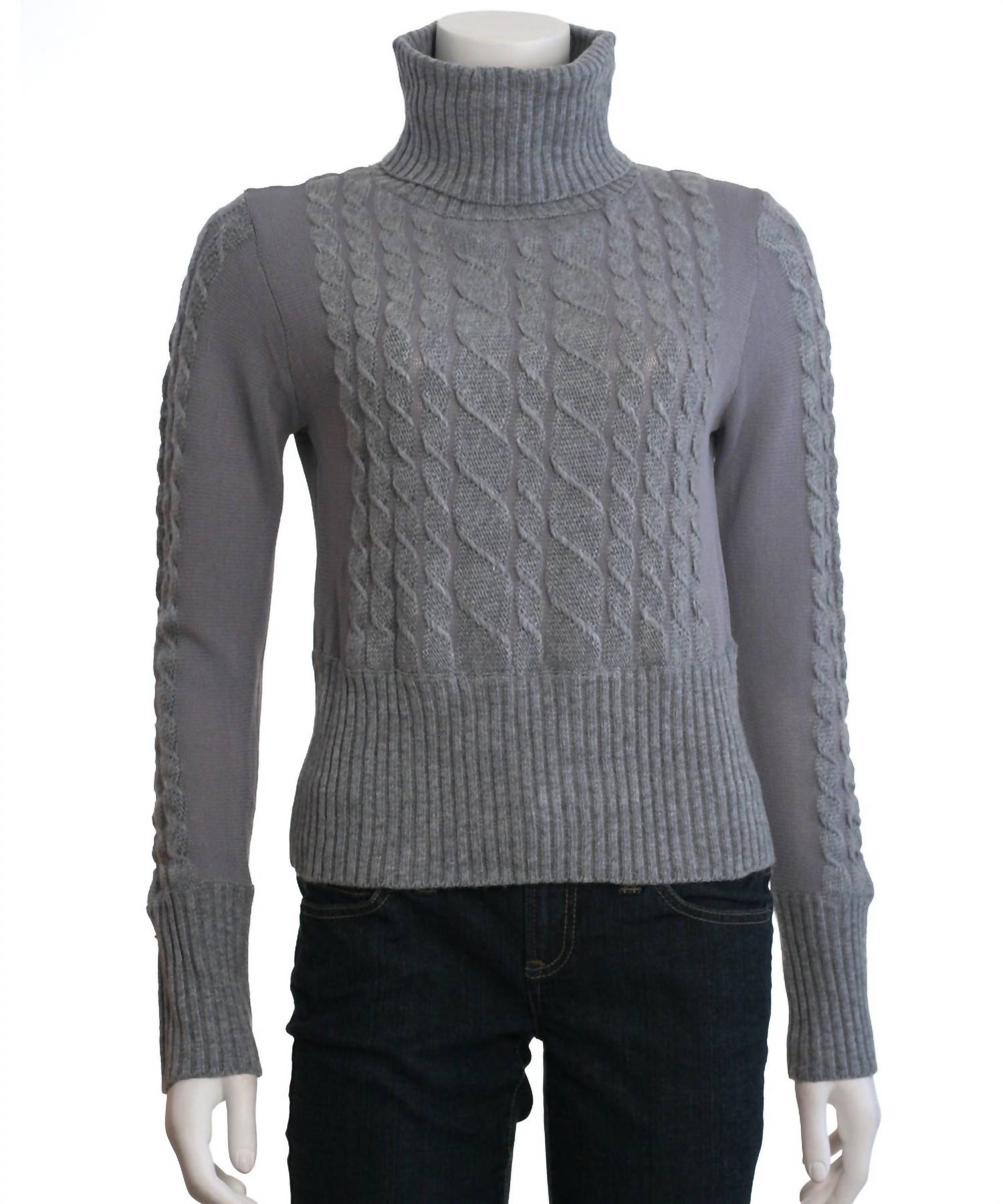 Lucy Paris - Women's Shelly Knit Combo Sweater