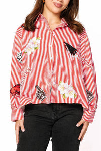 Queen Of Sparkles - Arkansas Gameday Button Down