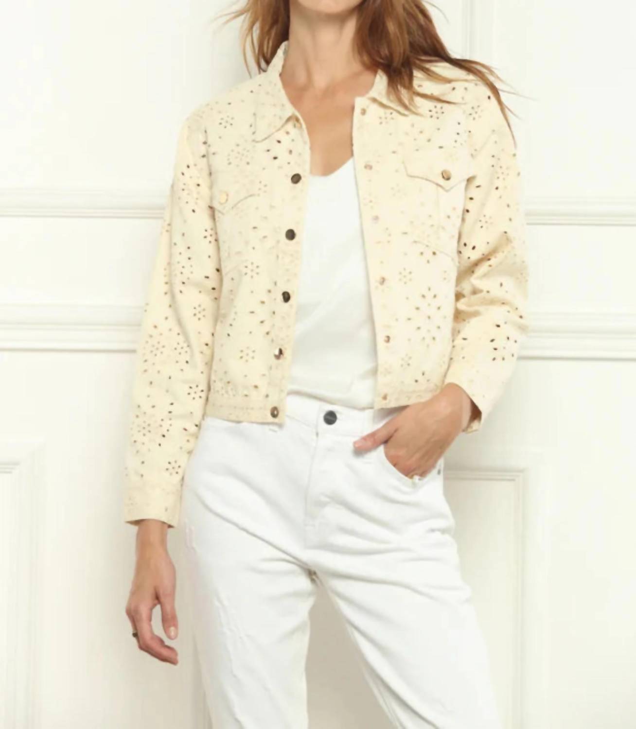 Zero Degrees Celsius - Eyelet Jean Jacket