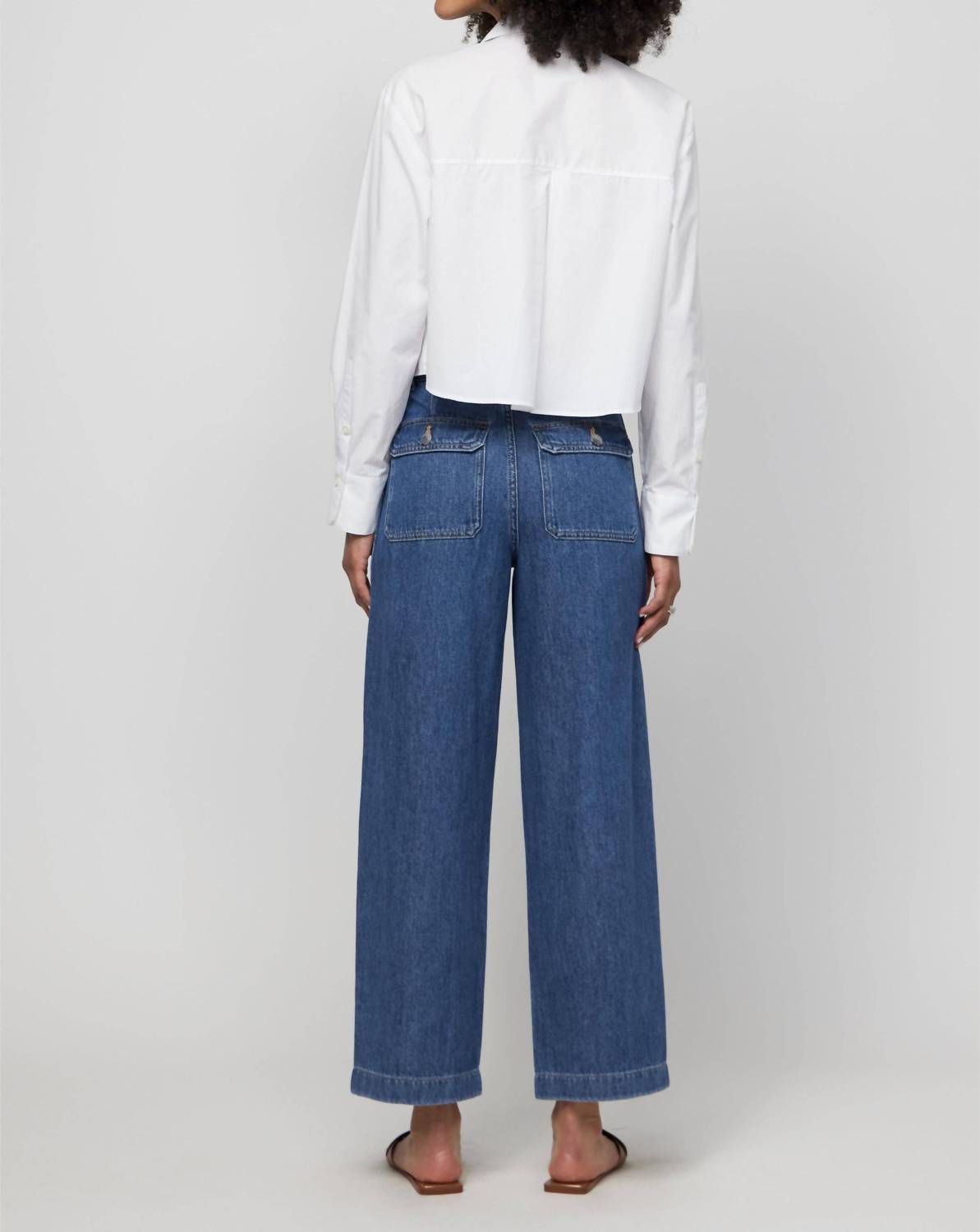 Oliver Logan - Sherman Relaxed Wide Leg Jeans