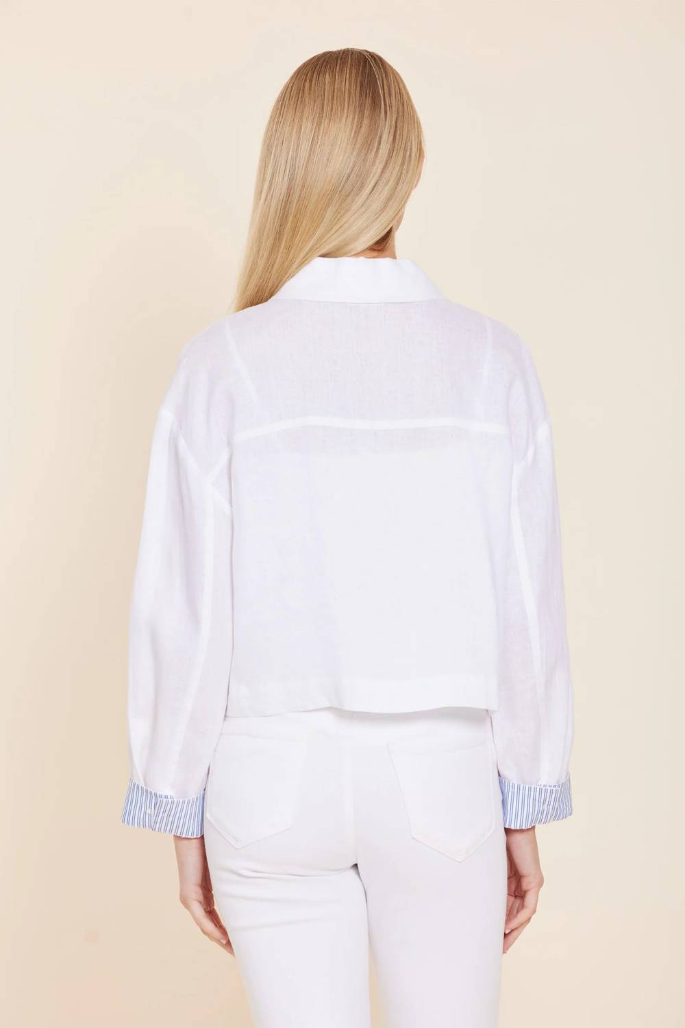 Dolce Cabo - Pinstripe Cuff Jacket