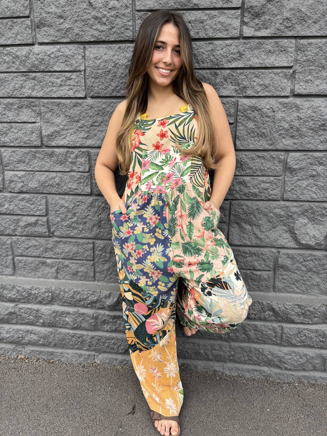 Sacred Threads - Symphony Patchwork Overalls