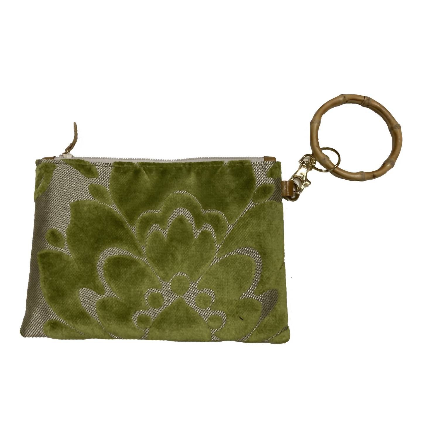 Glenda Gies - Women's Zipper Wristlet W/ Bamboo