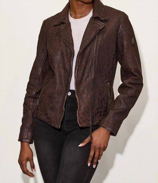 Mauritius - Meeow Long Sleeve Leather Jacket