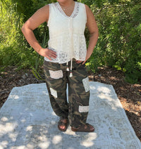 Pol - Camo Lace Patchwork Jogger