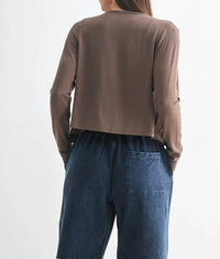 Mono B - Long Sleeve Tie Top