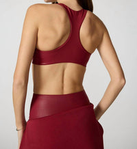 MPG Sport Liquid Bra in merlot - women's intimate - alternate view