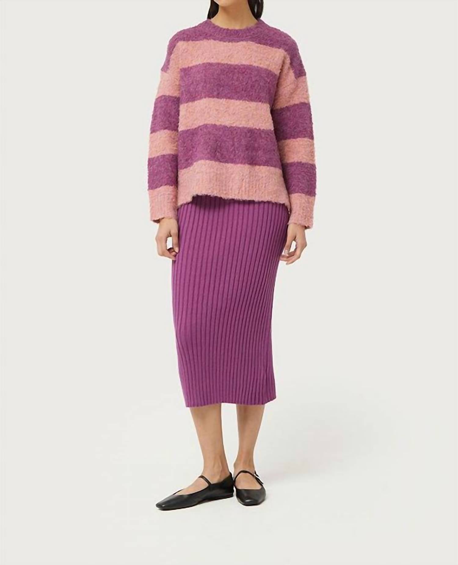 Compania Fantastica - Long Sleeve Striped Sweater