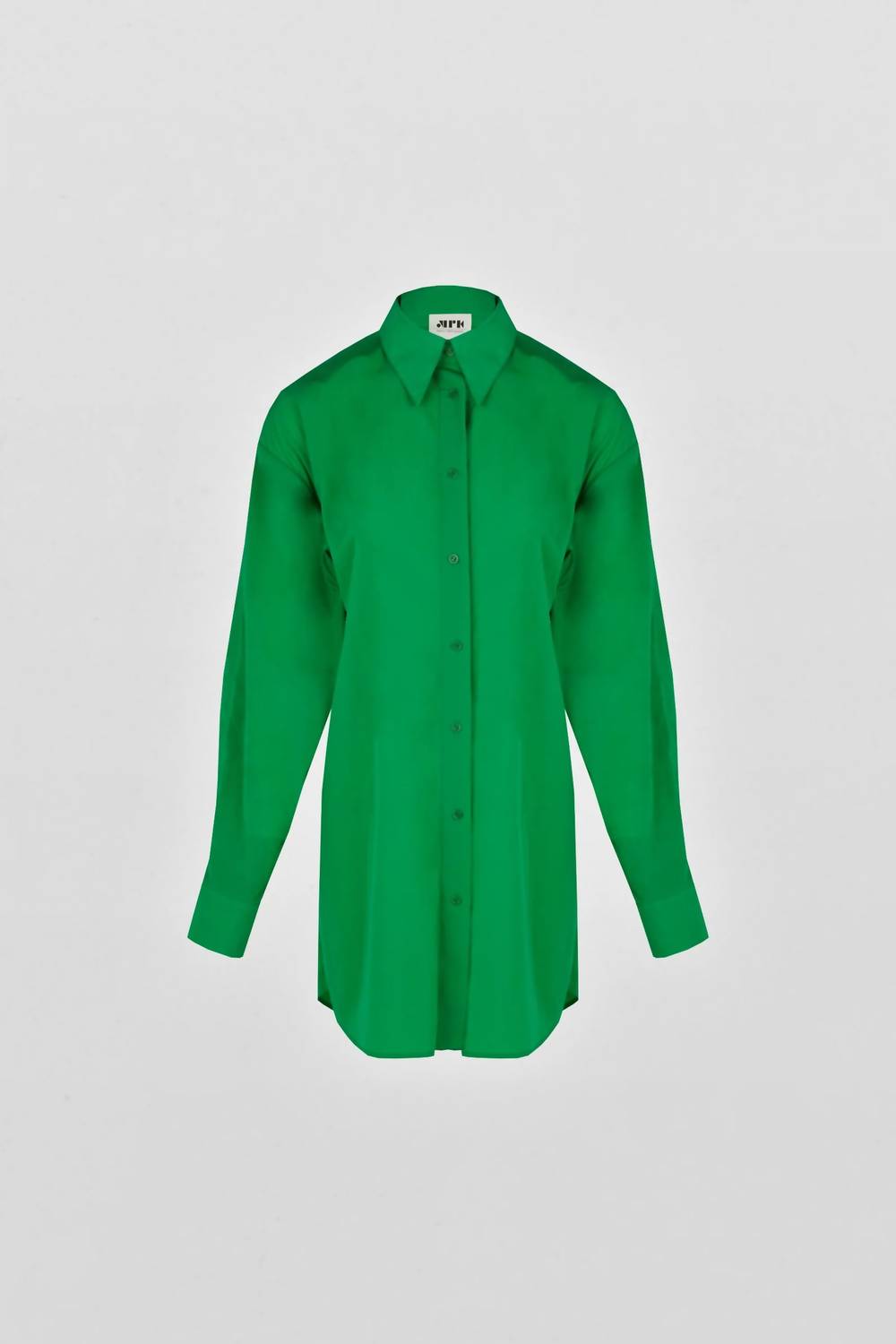 Maison Rabih Kayrouz Taffeta Short Dress in grass - women's dress - alternate view