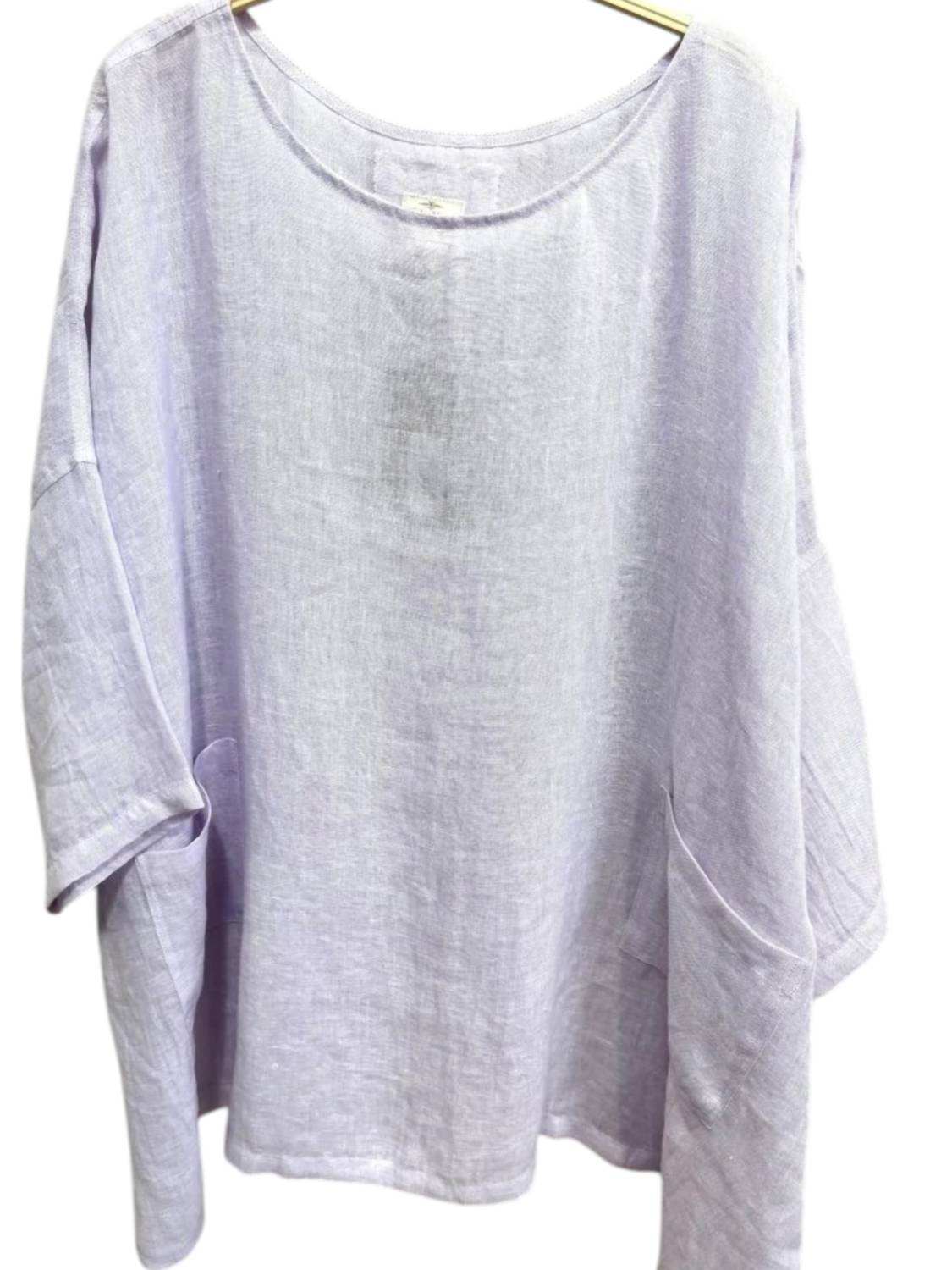 Vikolino - Women's Linen Sheer Gauze Tunic