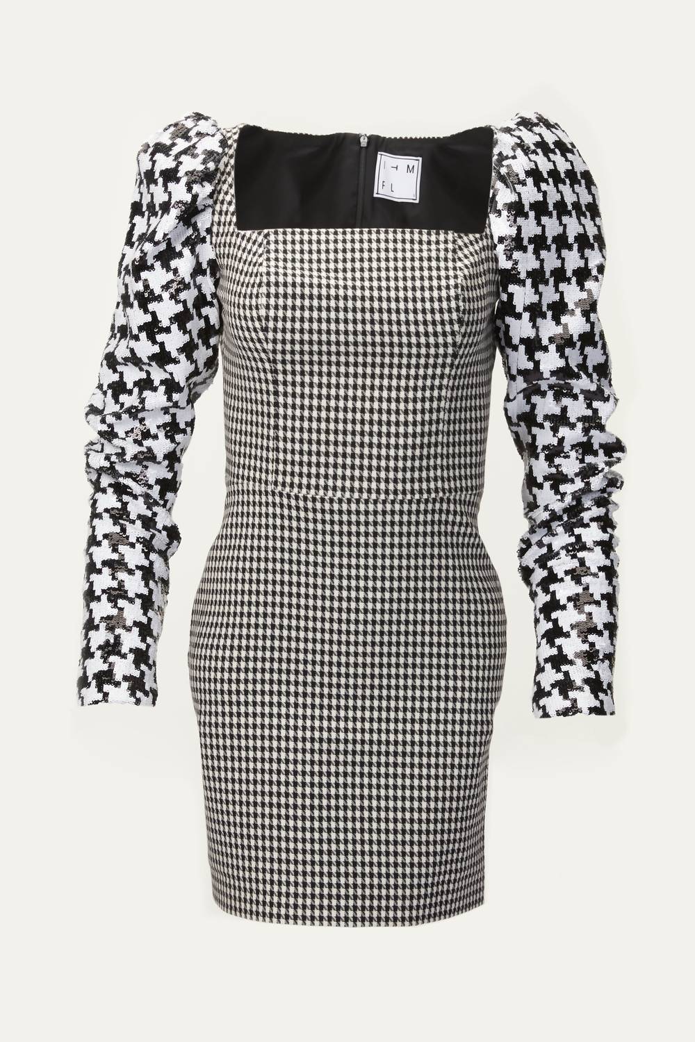 HOUNDSTOOTH LEONARDO DRESS