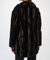 Joseph Ribkoff - Chic Faux Fur Coat