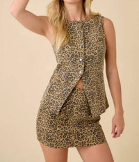 Main Strip - Wild Side Bow Skort