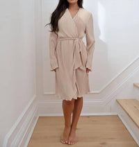 Waverles - Pleated Silky Robe