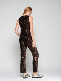 Vilagallo - Straight Leg Sequined Pant