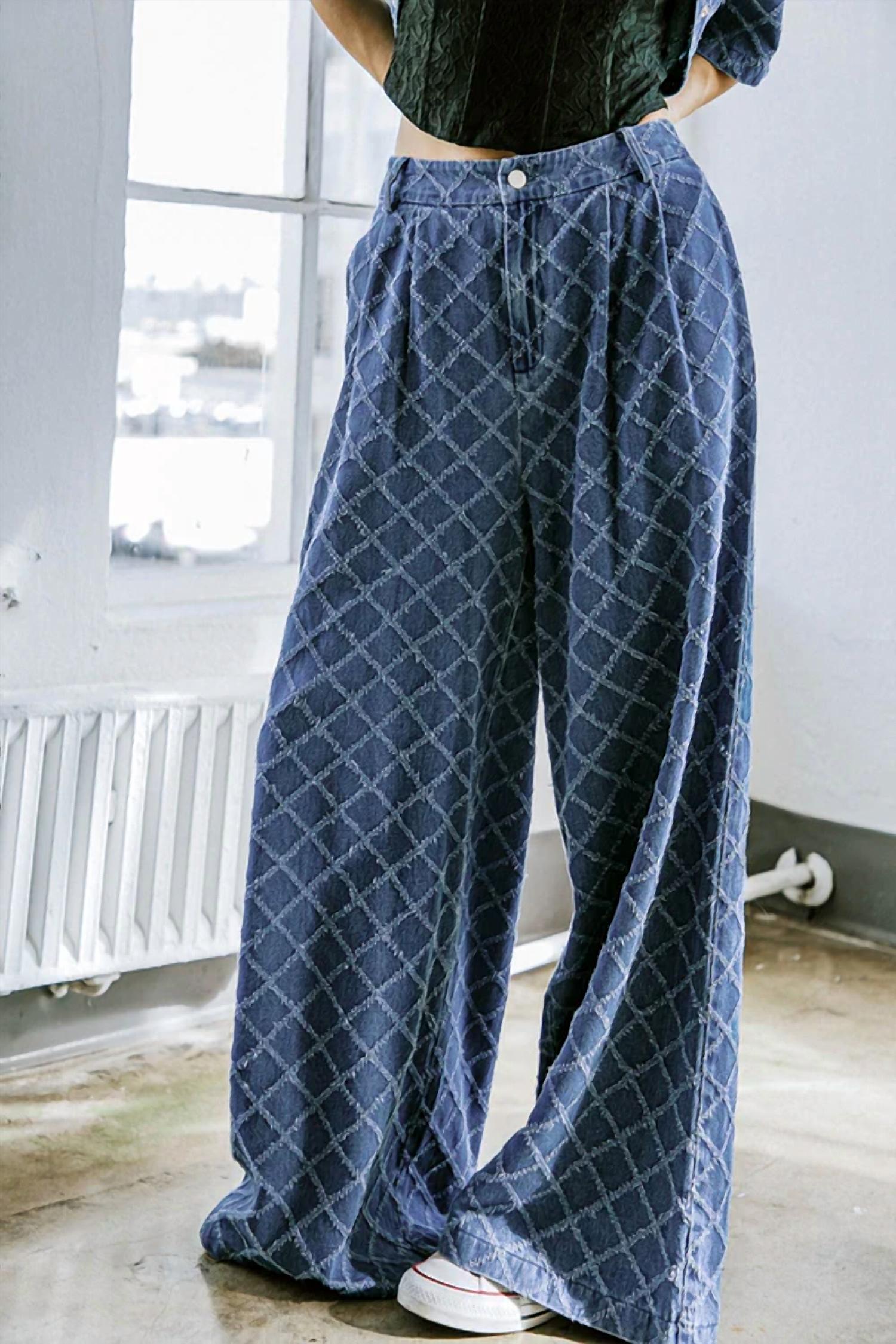 Flying Tomato - It's A Secret Denim Pants