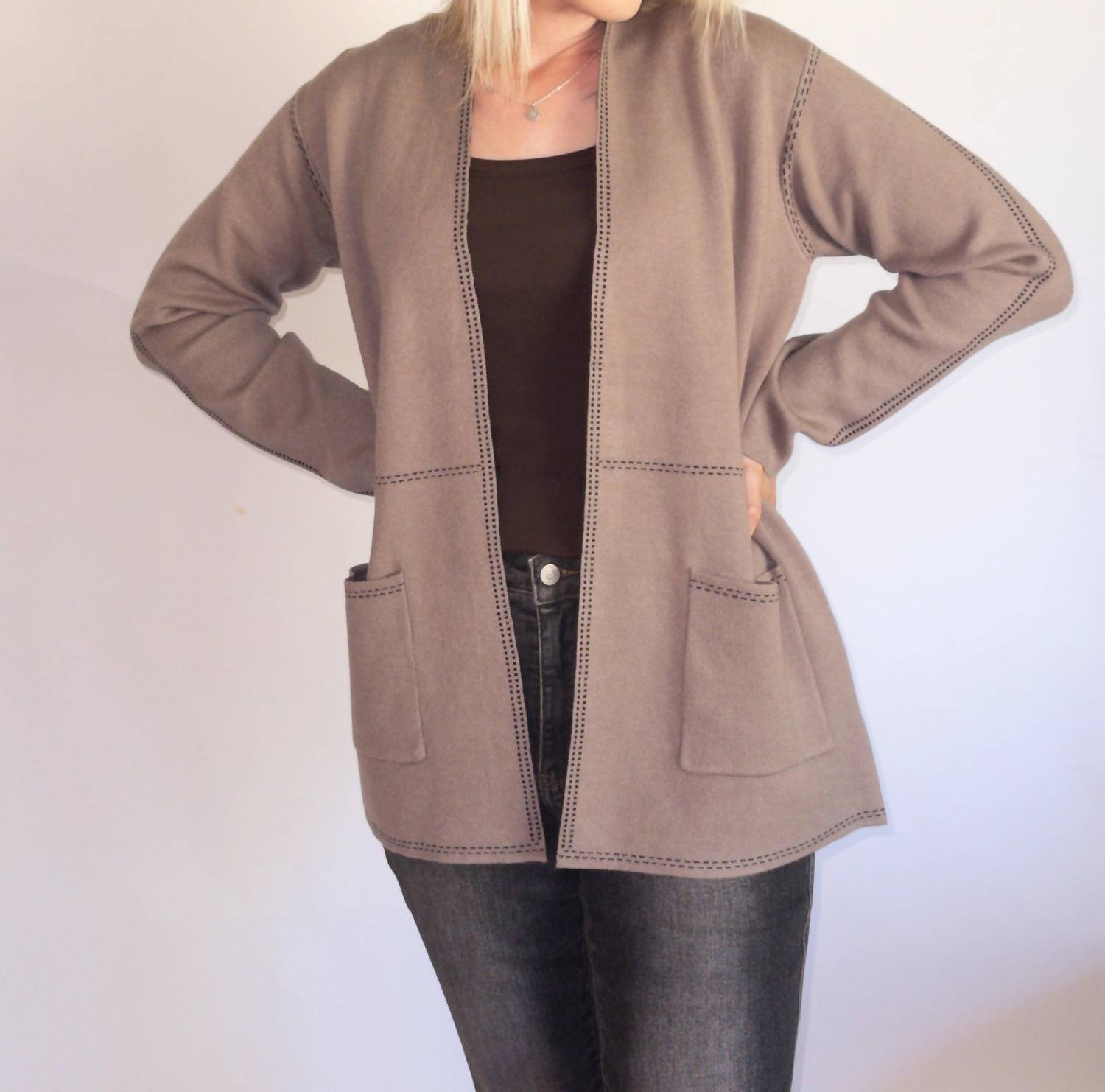 Staccato - Jacquard Stitch Cardigan