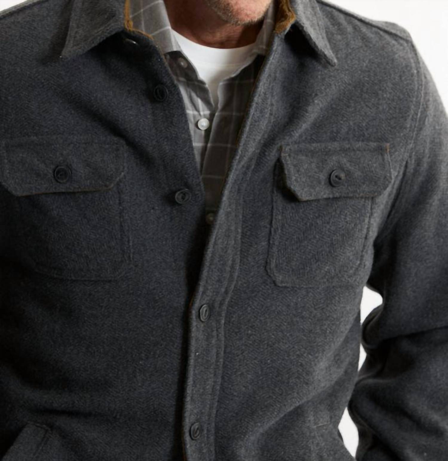 Jachs New York - Thermal Lined Wool Blend Shirt Jacket